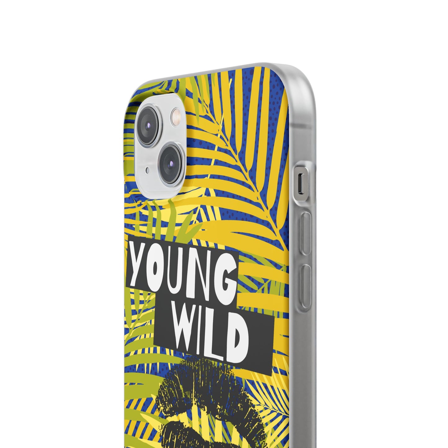 Young Wild Free SmileandLaughTees Flexi Phone Case