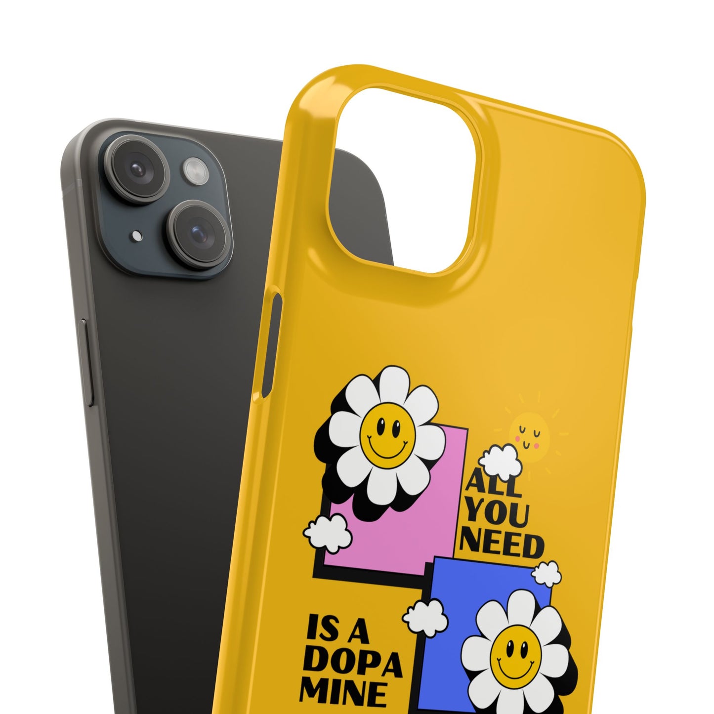 All You Need Is A Dopamine SmileandLaughTees Slim Phone Case