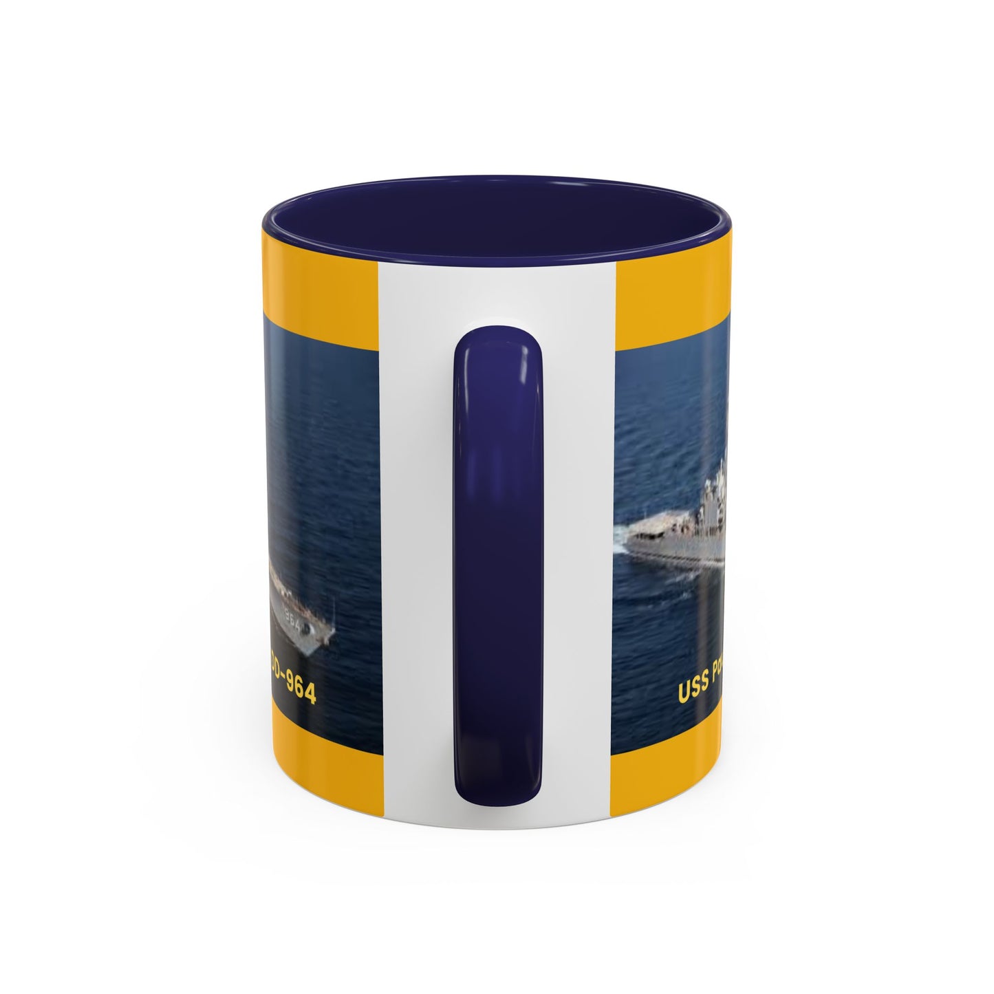 USS Paul F. Foster DD-964 Navy POD Smileandlaughtees Accent Coffee Mug (11, 15oz)