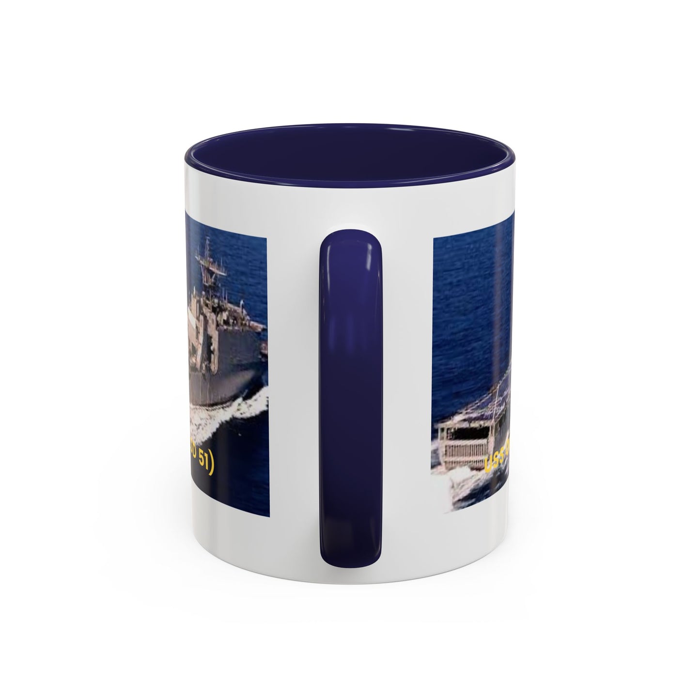 USS Oak Hill (LSD 51) Navy POD Smileandlaughtees Accent Coffee Mug (11, 15oz)