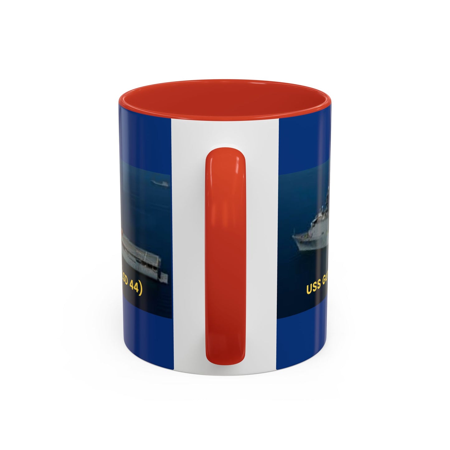 USS Gunston Hall (LSD 44) Navy POD Smileandlaughtees Accent Coffee Mug (11, 15oz)