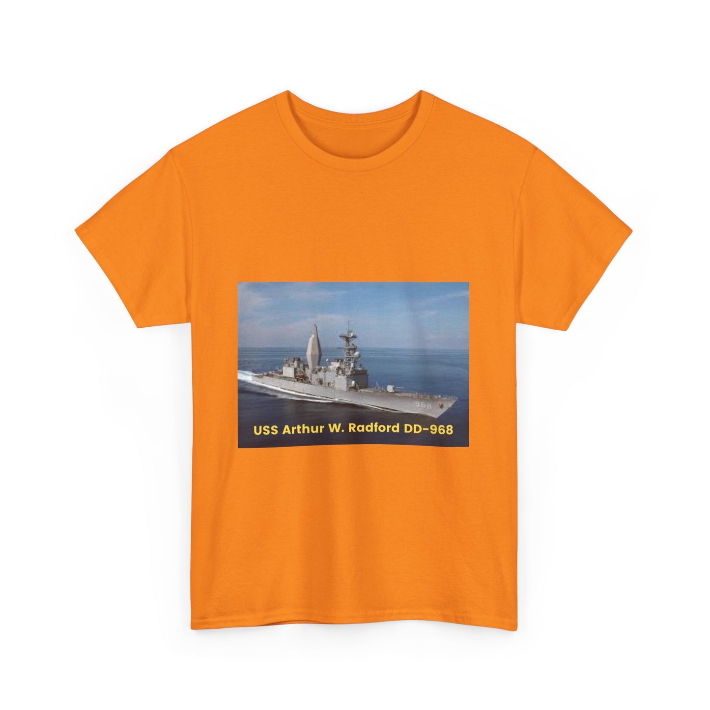 USS Arthur W. Radford DD-968 Navy POD Smileandlaughtees Unisex Heavy Cotton Tee T-Shirt