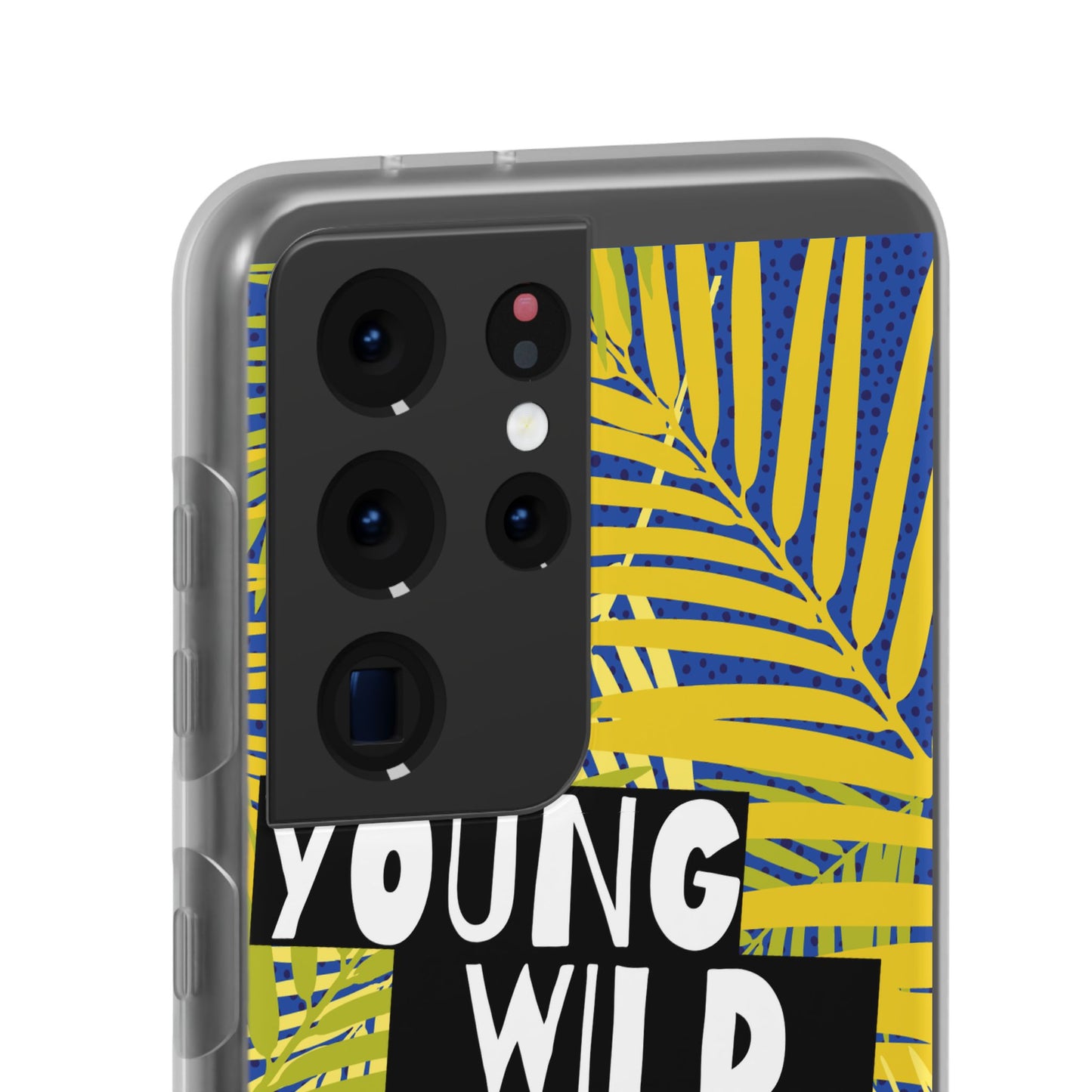 Young Wild Free SmileandLaughTees Flexi Phone Case