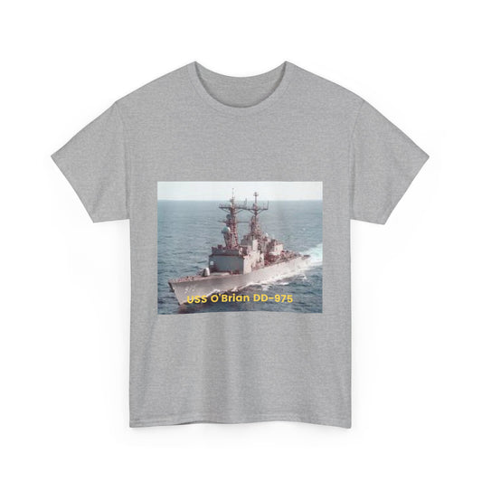 USS O'Brian DD-975 Navy POD Smileandlaughtees Unisex Heavy Cotton Tee T-Shirt