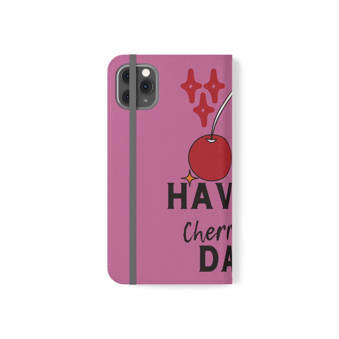 Have A Cherrific Day SmileandLaughTees Flip Phone Case