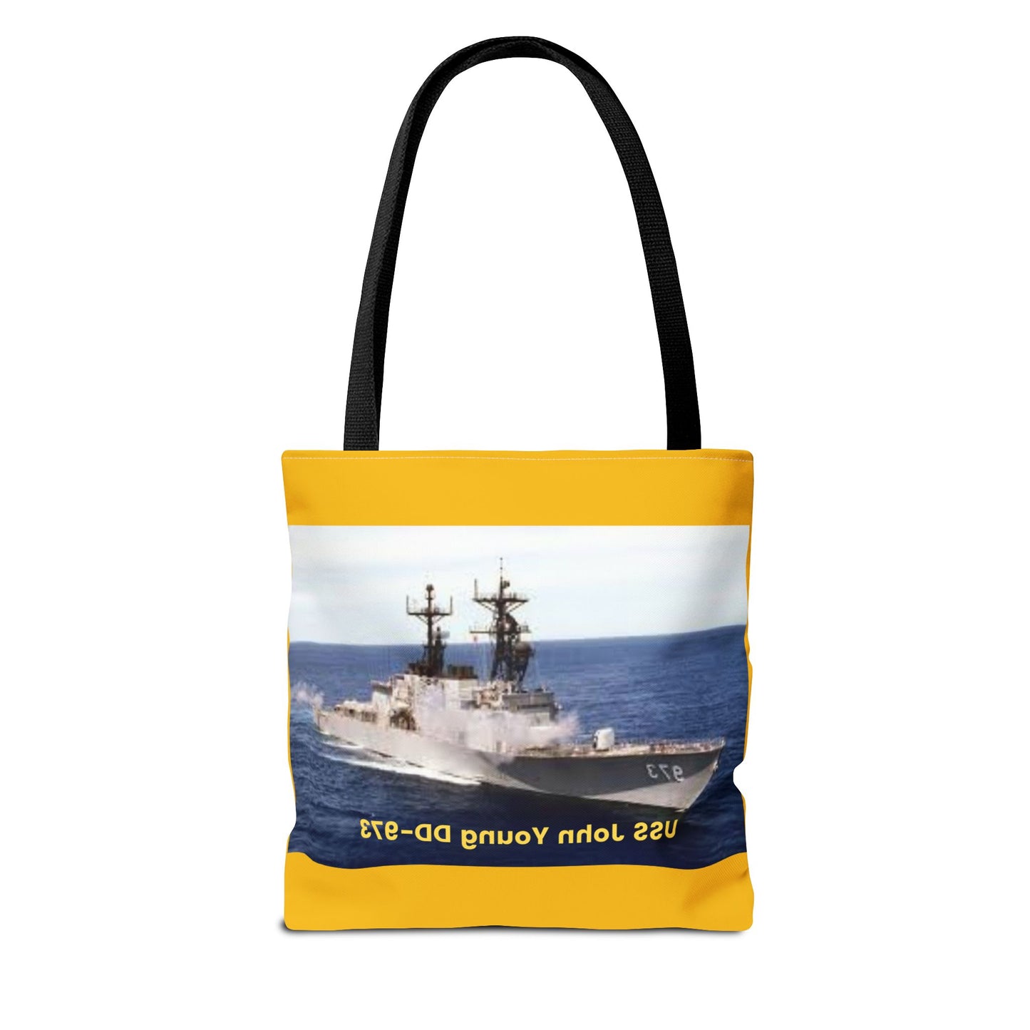 USS John Young DD-973 Navy POD Smileandlaughtees Tote Bag (AOP)