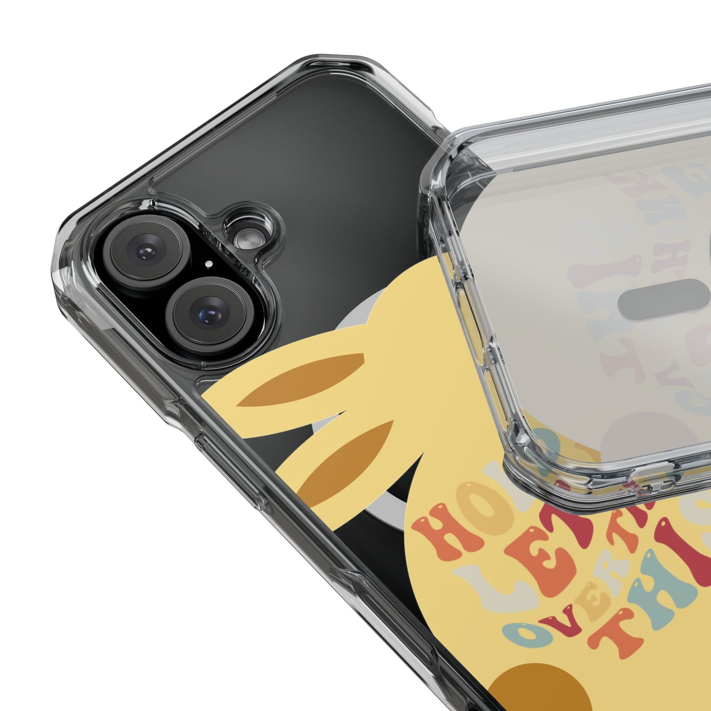 Hold On Let Me Overthink This SmileandLaughTees Clear Impact Phone Case