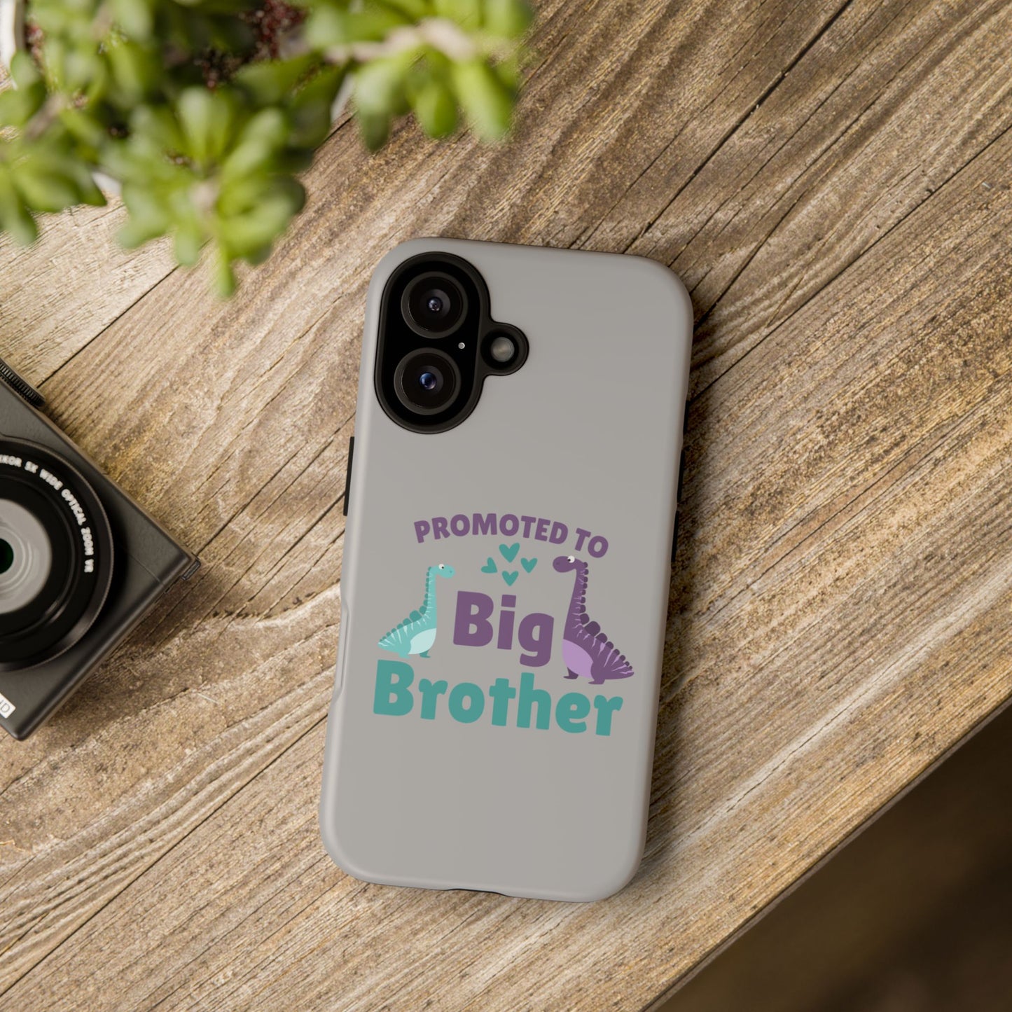 Promoted To Big Brother SmileandLaughTees Tough Phone Case