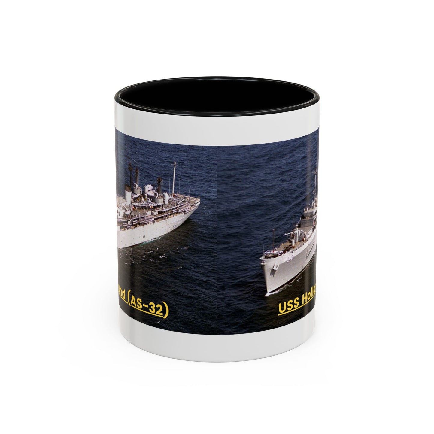 USS Holland (AS-32) Navy POD Smileandlaughtees Accent Coffee Mug (11, 15oz)