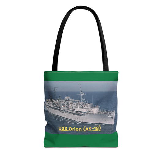 USS Orion (AS-18) Navy POD Smileandlaughtees Tote Bag (AOP)