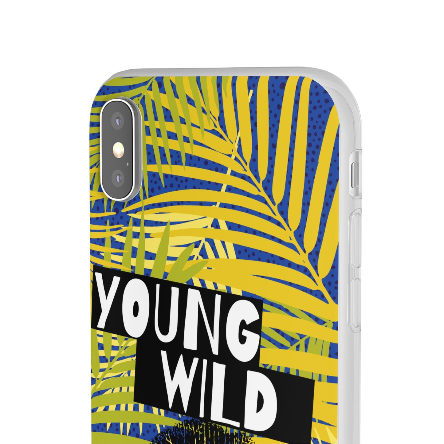 Young Wild Free SmileandLaughTees Flexi Phone Case