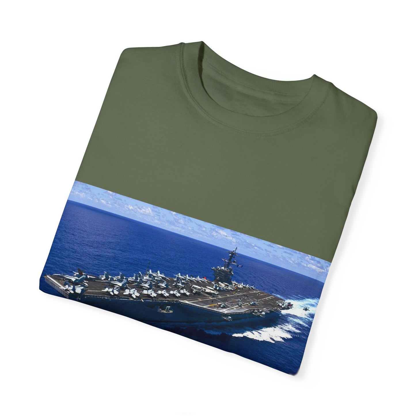 USS Carl Vinson (CVN-70) SmileandLaughTees Unisex Garment-Dyed T-shirt