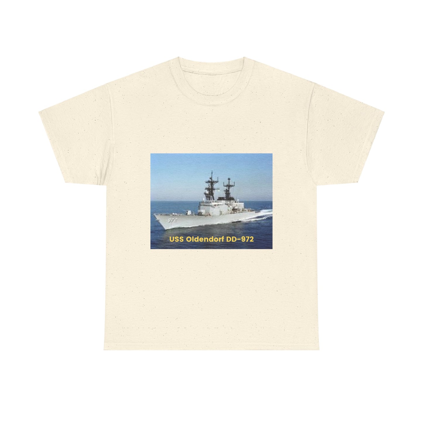 USS John Young DD-973 Navy POD Smileandlaughtees Unisex Heavy Cotton Tee T-Shirt