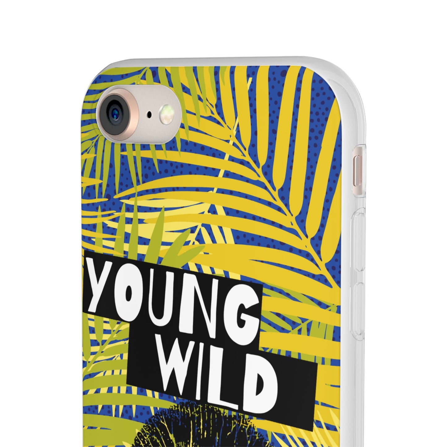 Young Wild Free SmileandLaughTees Flexi Phone Case