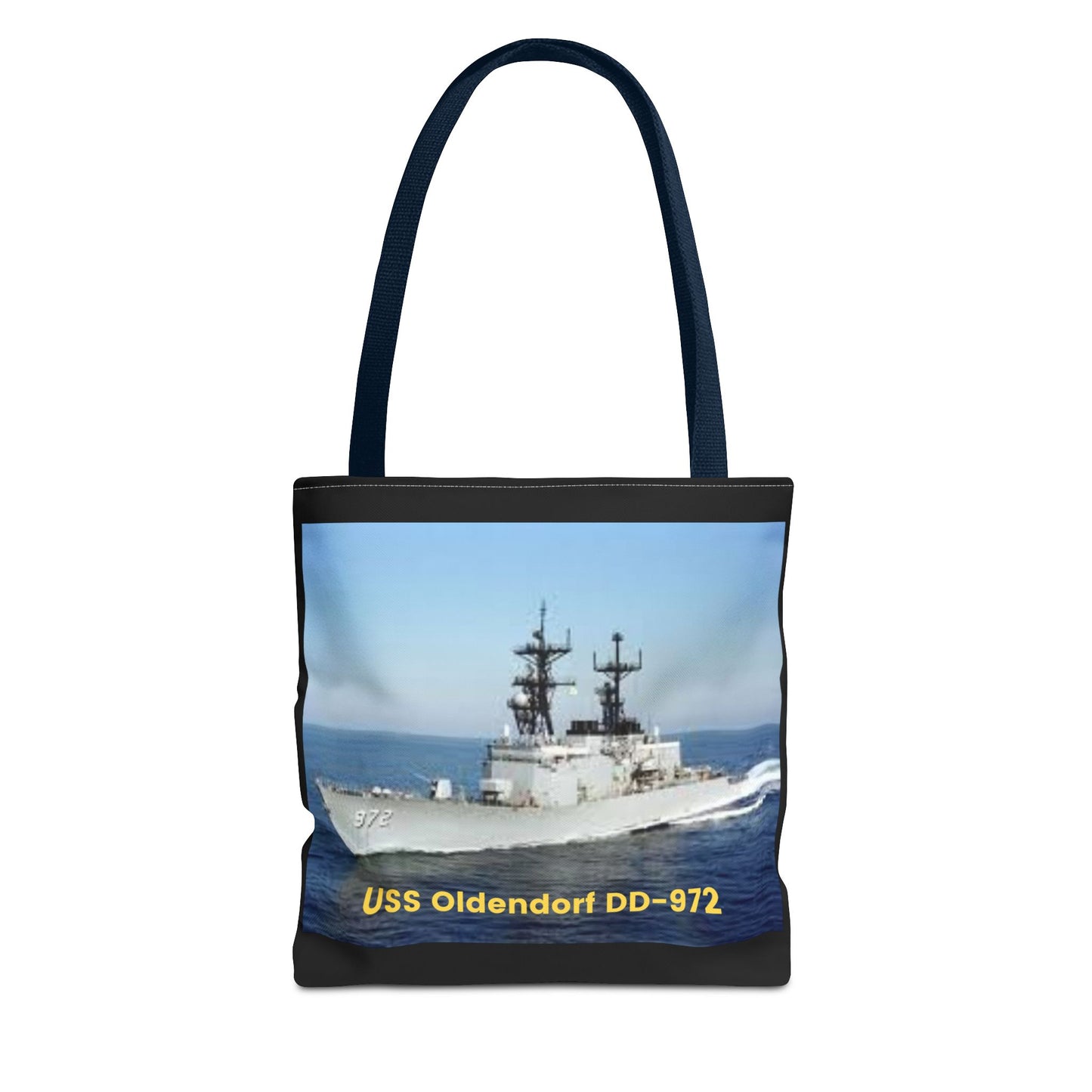 USS John Young DD-973 Navy POD Smileandlaughtees Tote Bag (AOP)