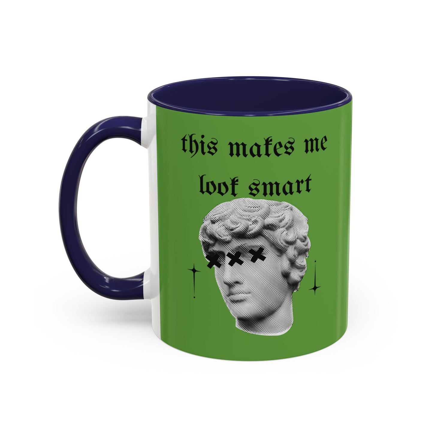 This Makes Me Look Smart SmileandLaughTees Accent Coffee Mug (11, 15oz)