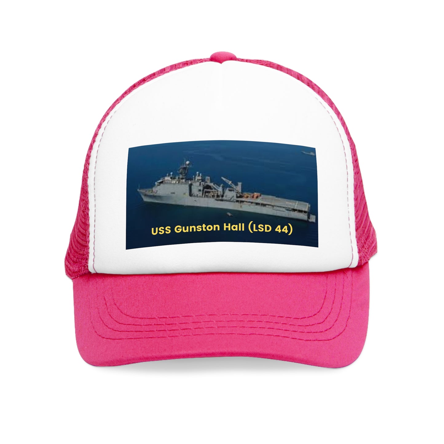 USS Gunston Hall (LSD 44) Navy POD Smileandlaughtees Mesh Cap