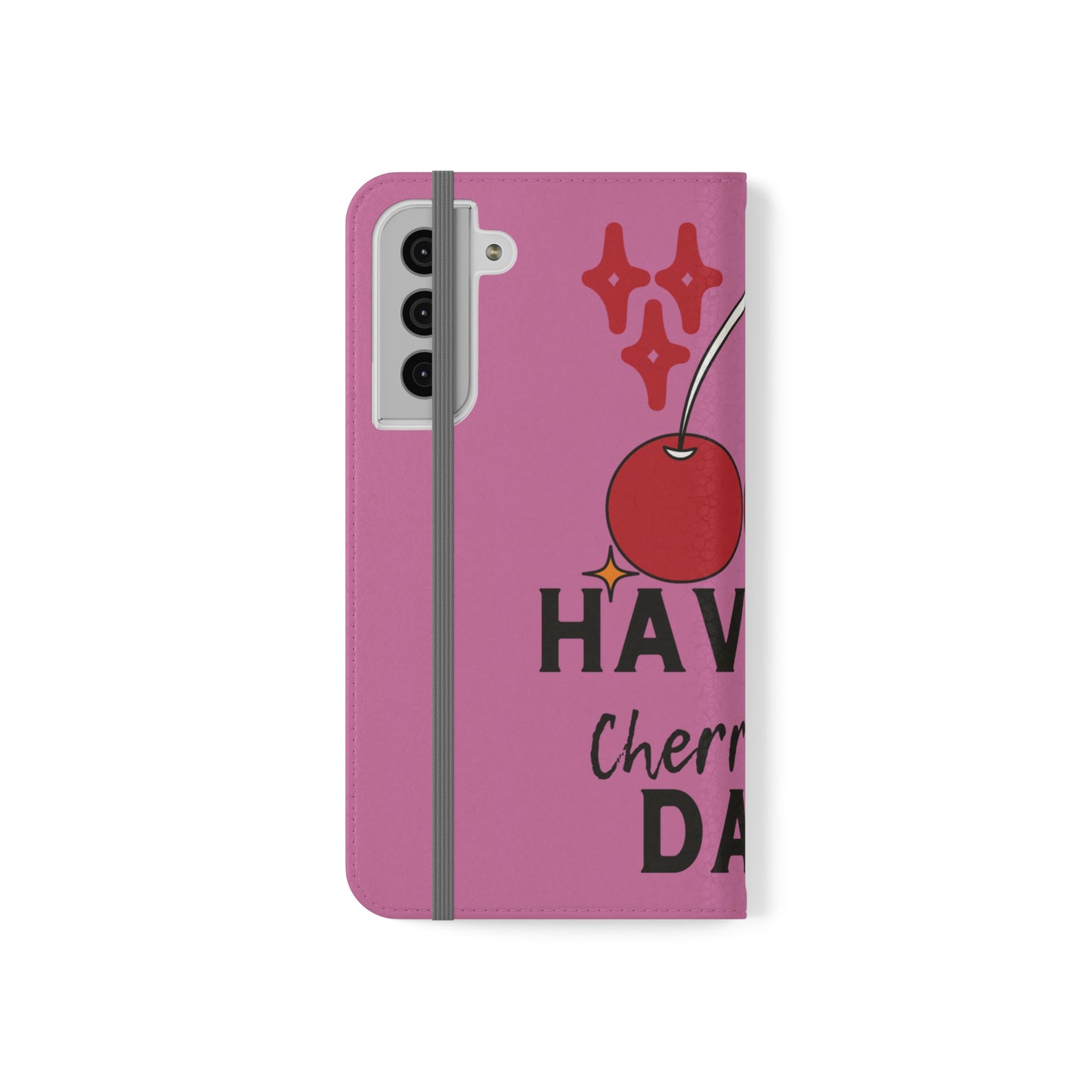 Have A Cherrific Day SmileandLaughTees Flip Phone Case