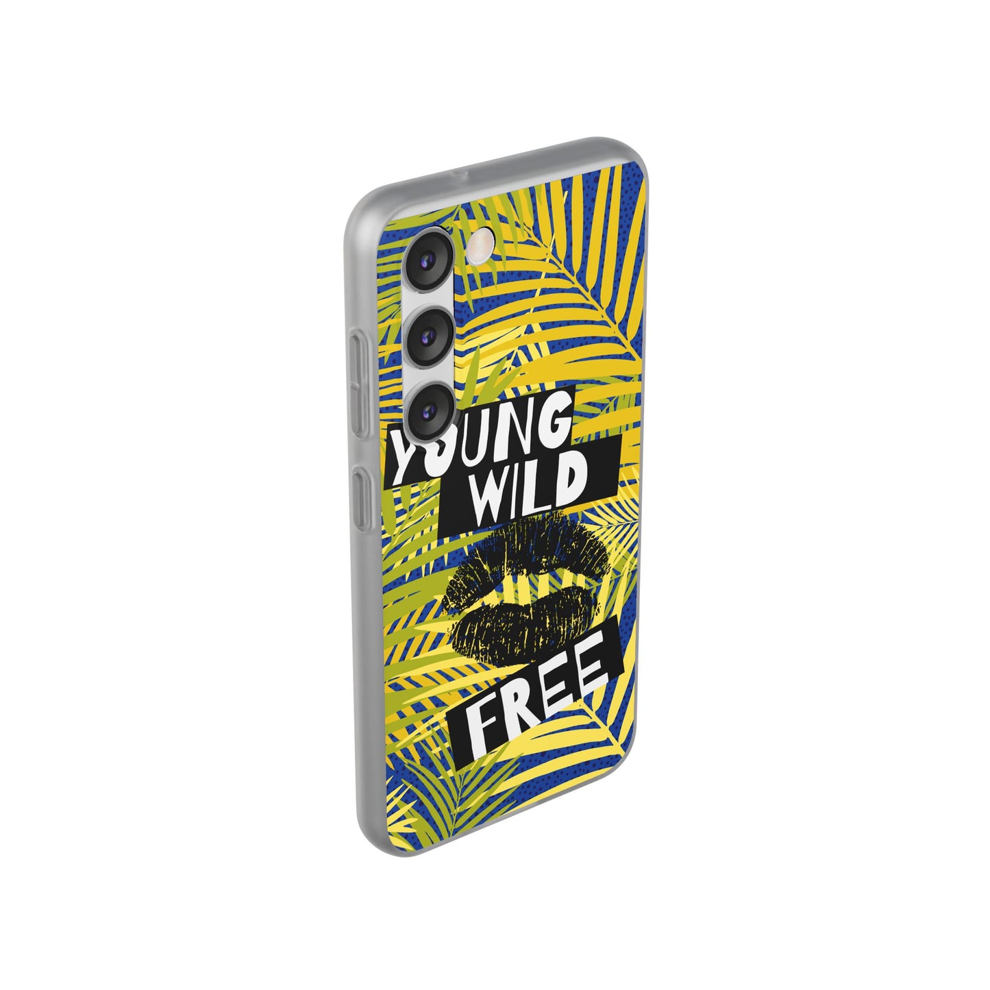 Young Wild Free SmileandLaughTees Flexi Phone Case