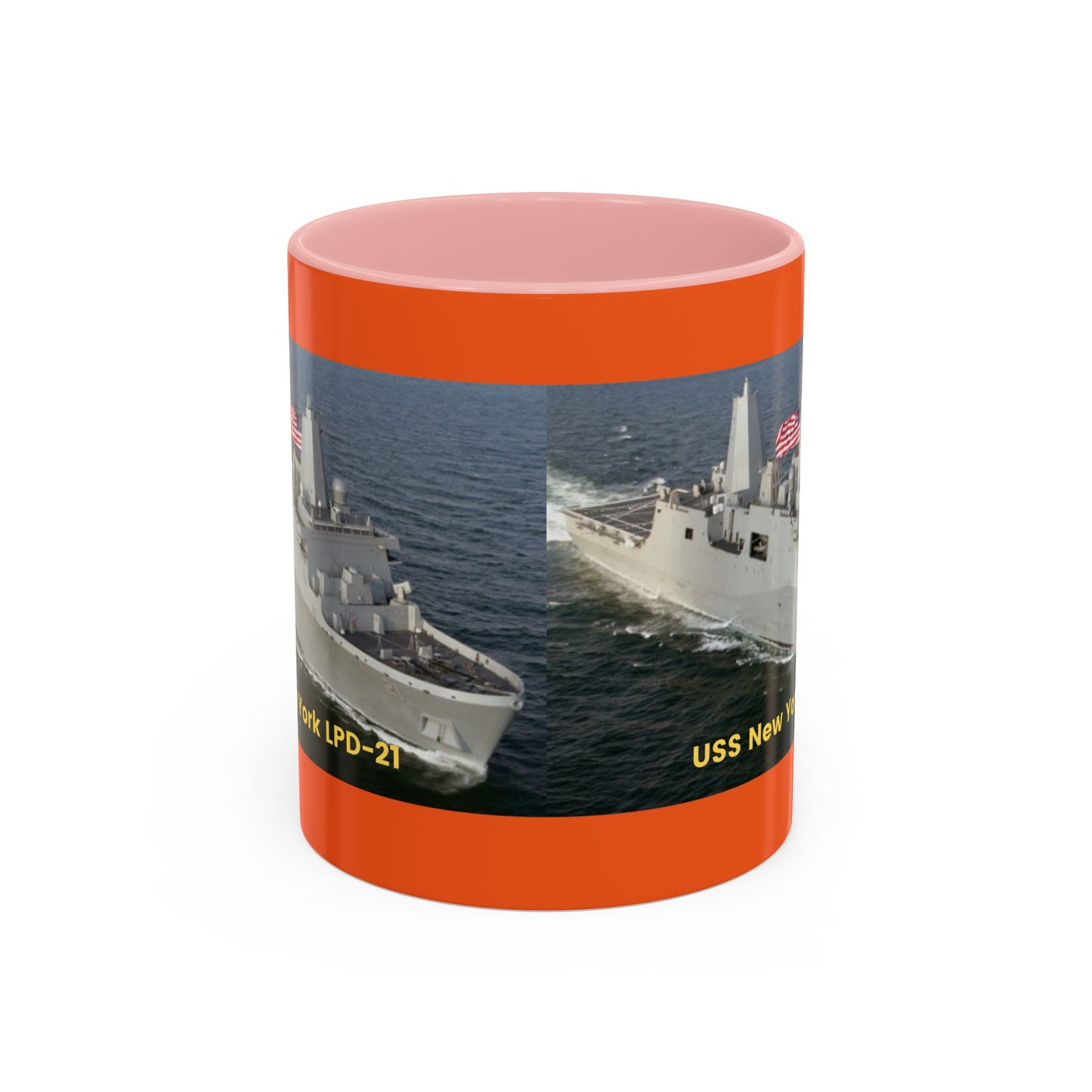 USS Spruance DD-963 Navy POD Smileandlaughtees Accent Coffee Mug (11, 15oz)