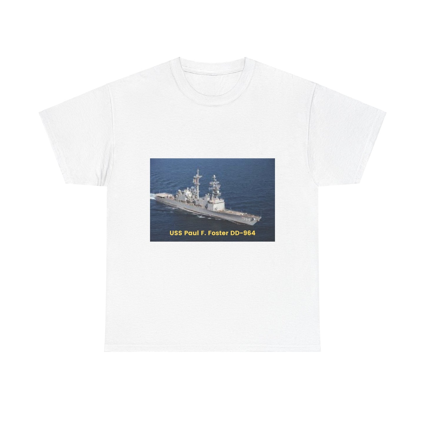 USS Paul F. Foster DD-964 Navy POD Smileandlaughtees Unisex Heavy Cotton Tee T-Shirt