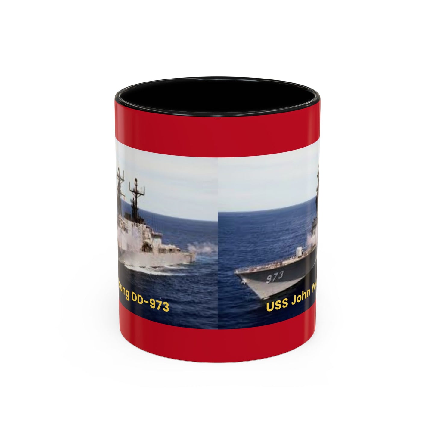 USS John Young DD-973 Navy POD Smileandlaughtees Accent Coffee Mug (11, 15oz)