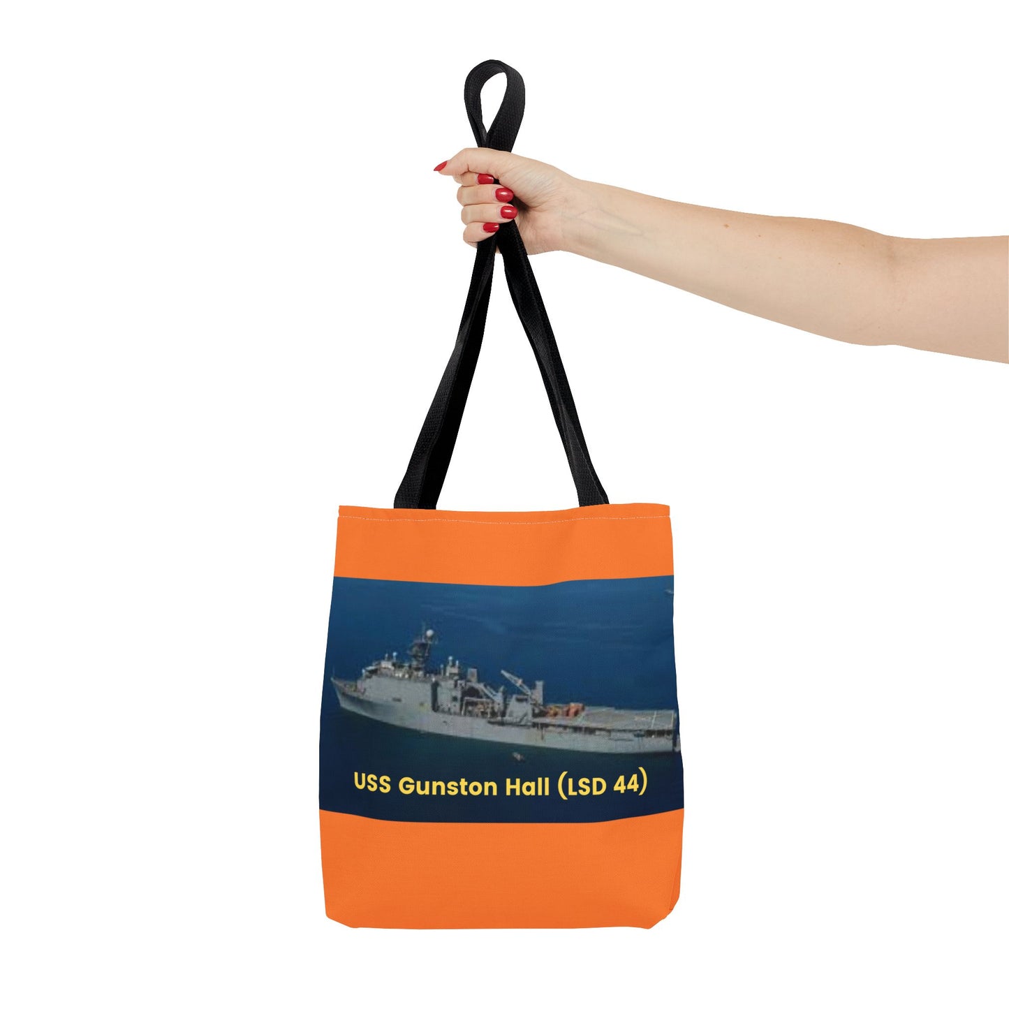 USS Gunston Hall (LSD 44) Navy POD Smileandlaughtees Tote Bag (AOP)