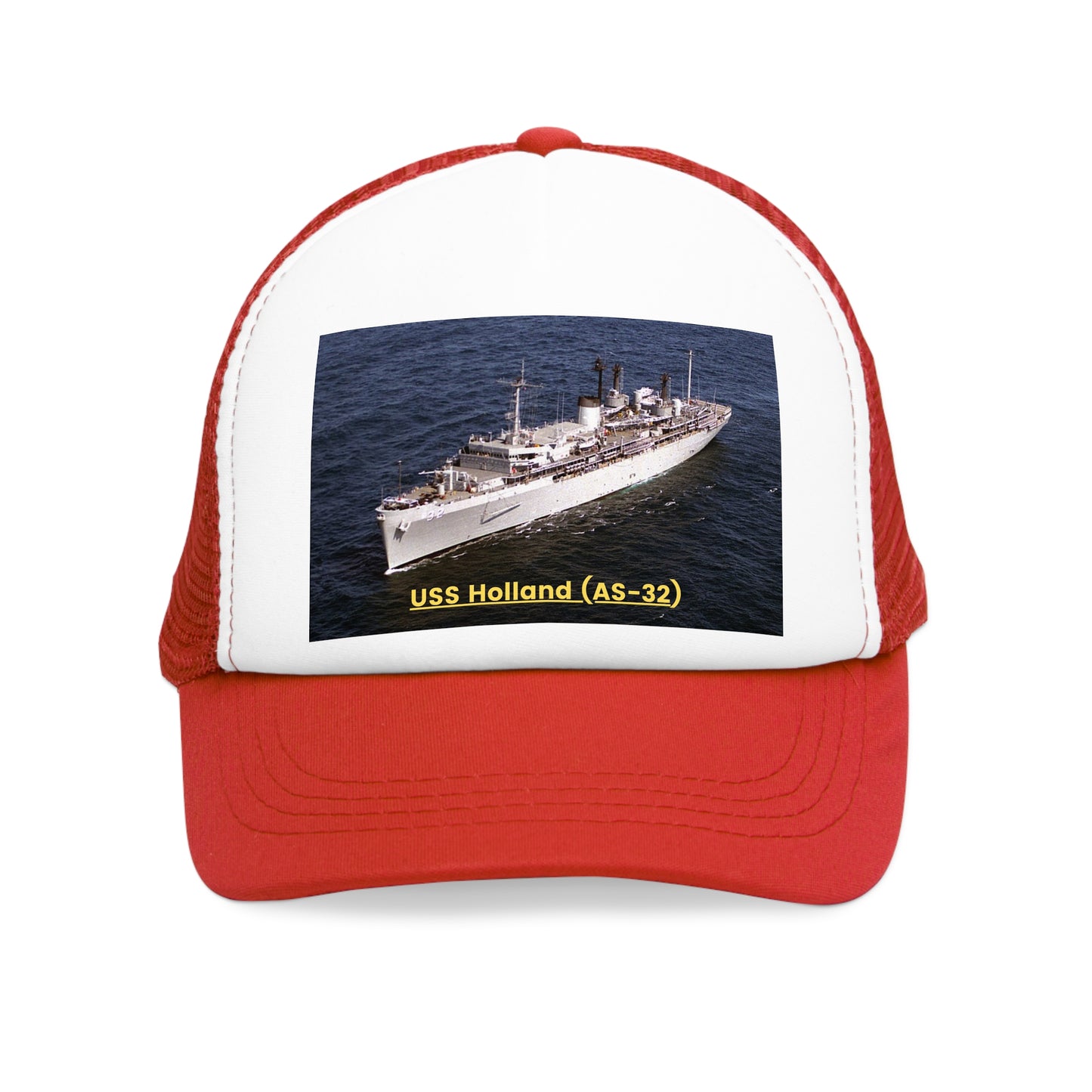 USS Holland (AS-32) Navy POD Smileandlaughtees Mesh Cap