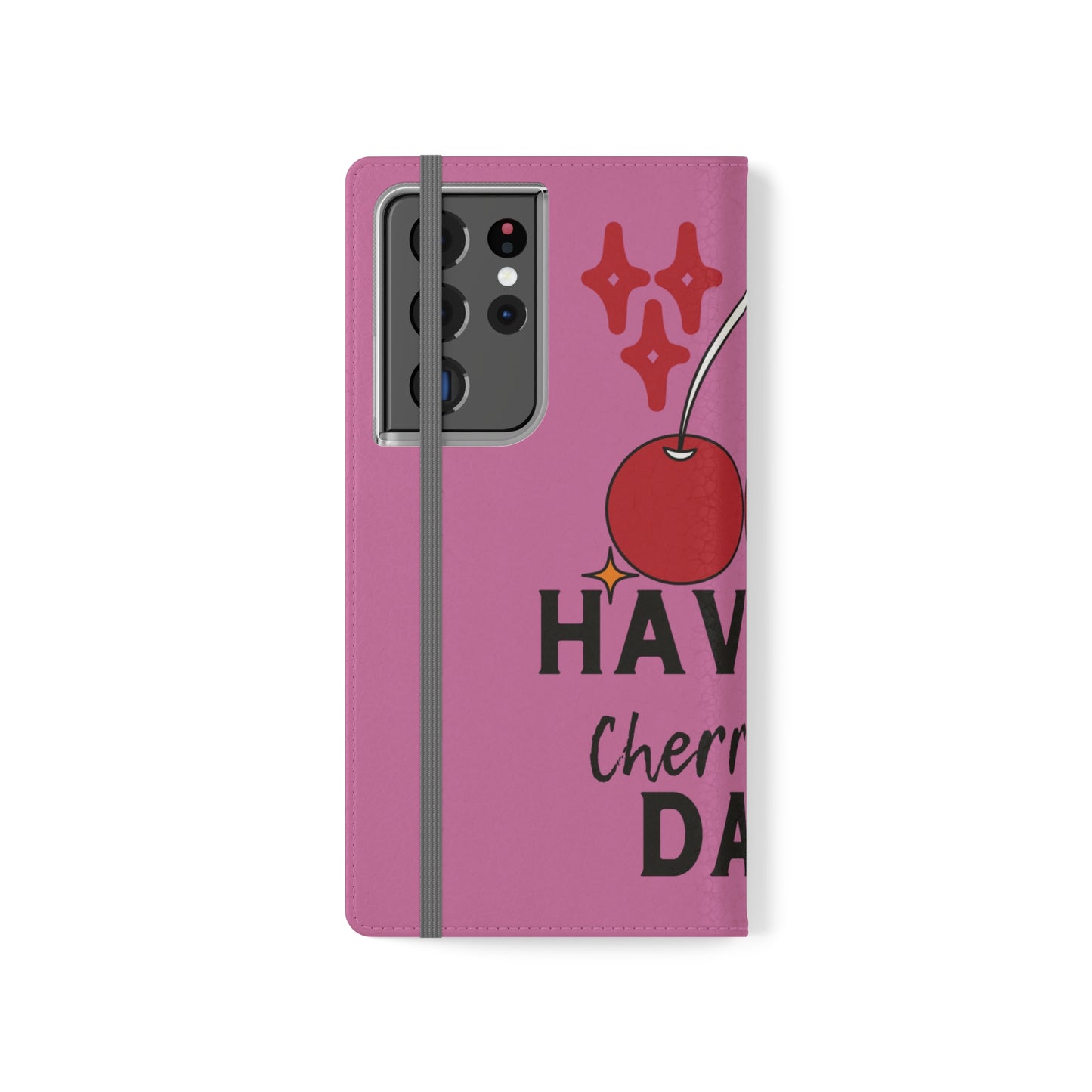 Have A Cherrific Day SmileandLaughTees Flip Phone Case