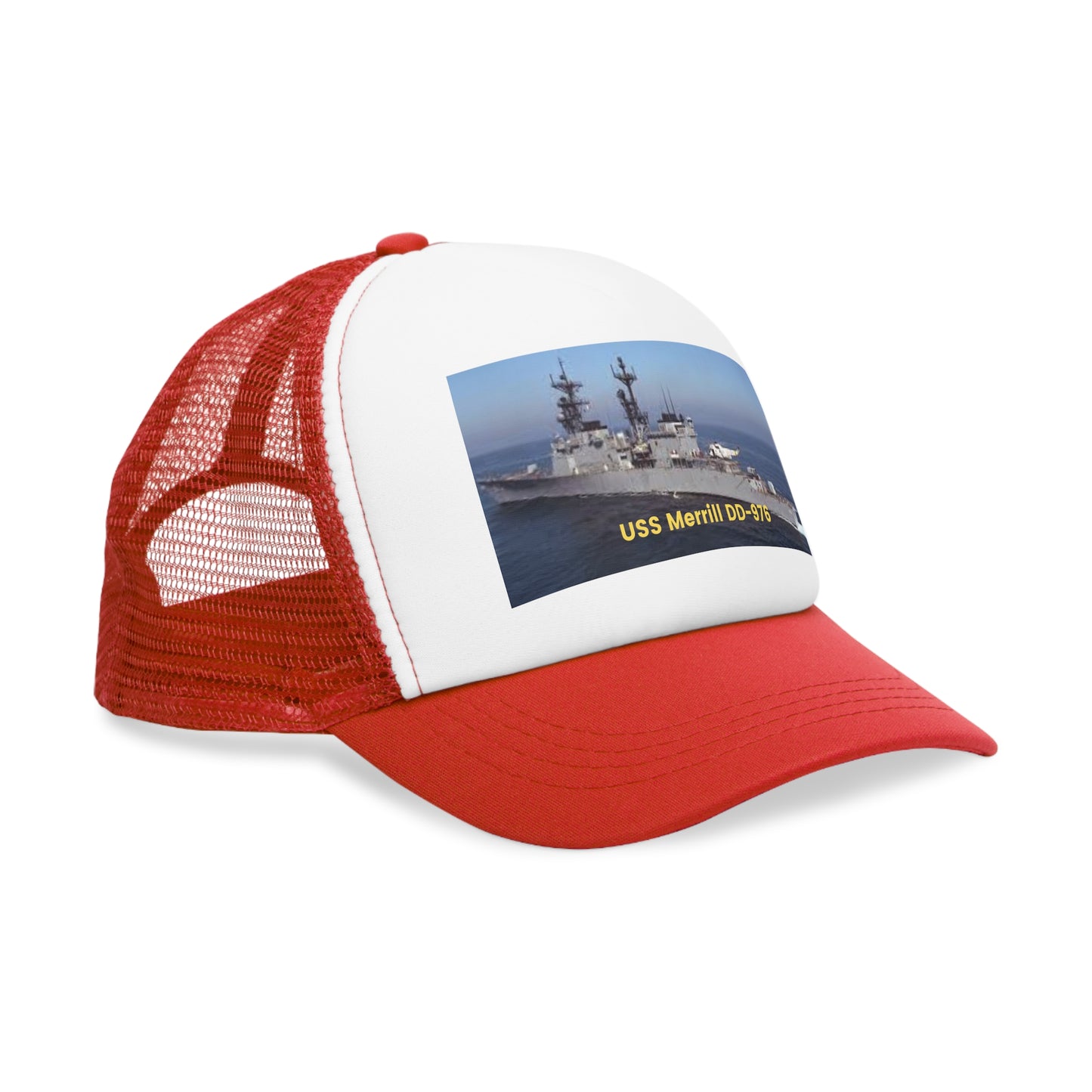 USS Merrill DD-976 Navy POD Smileandlaughtees Mesh Cap