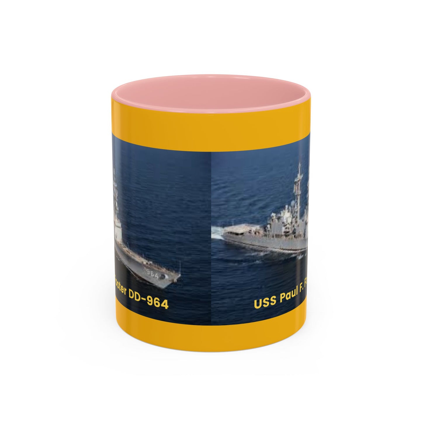 USS Paul F. Foster DD-964 Navy POD Smileandlaughtees Accent Coffee Mug (11, 15oz)