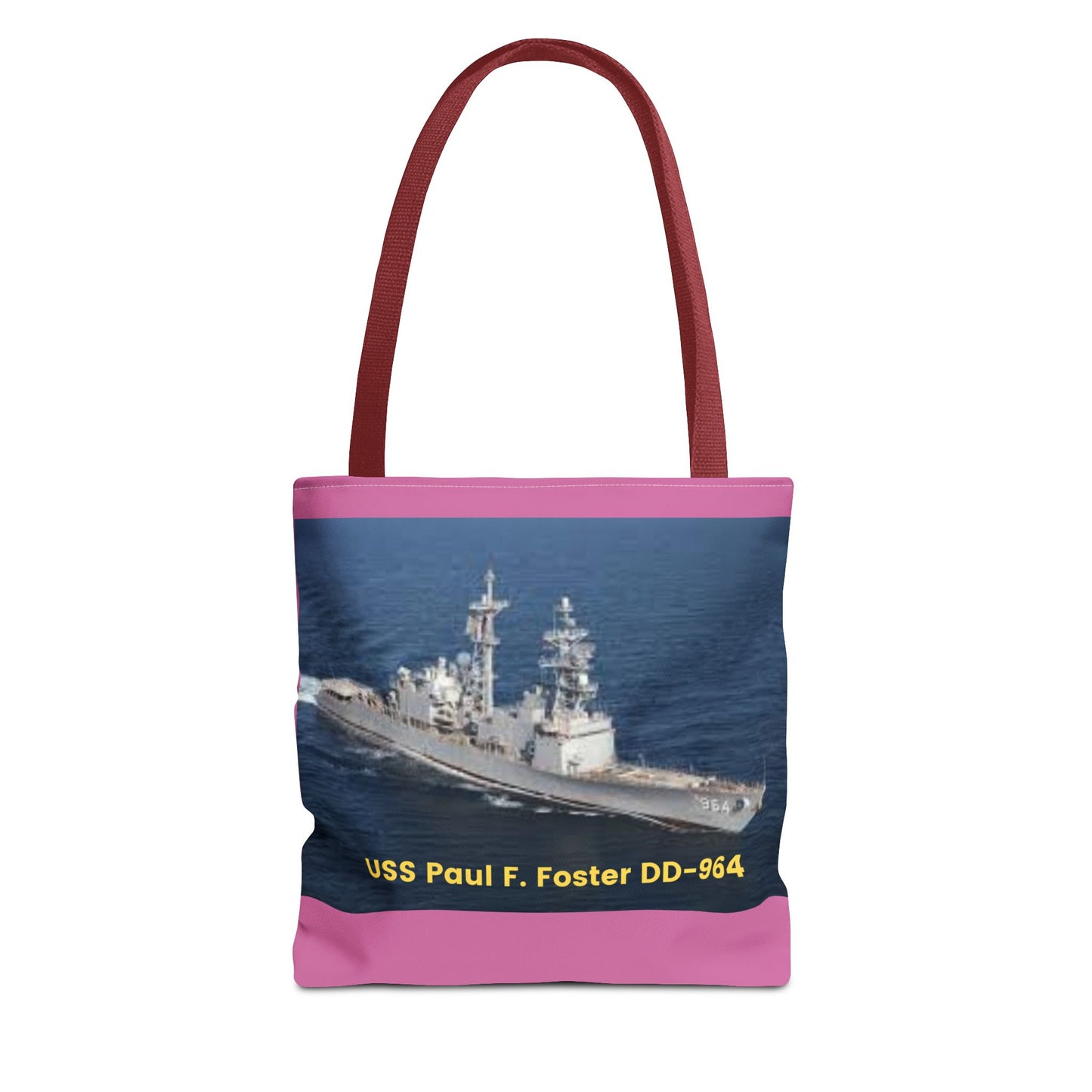 USS Paul F. Foster DD-964 Navy POD Smileandlaughtees Tote Bag (AOP)