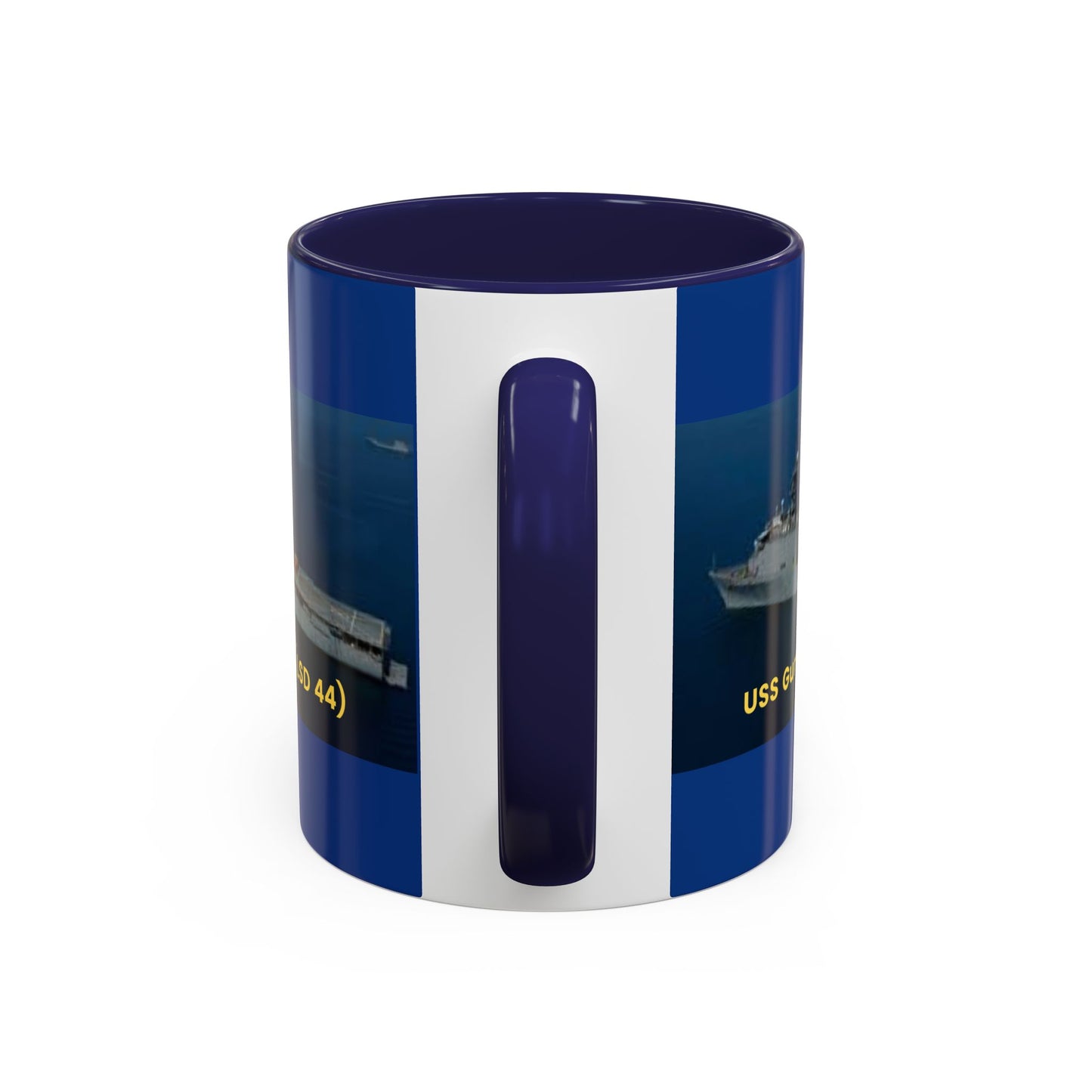 USS Gunston Hall (LSD 44) Navy POD Smileandlaughtees Accent Coffee Mug (11, 15oz)