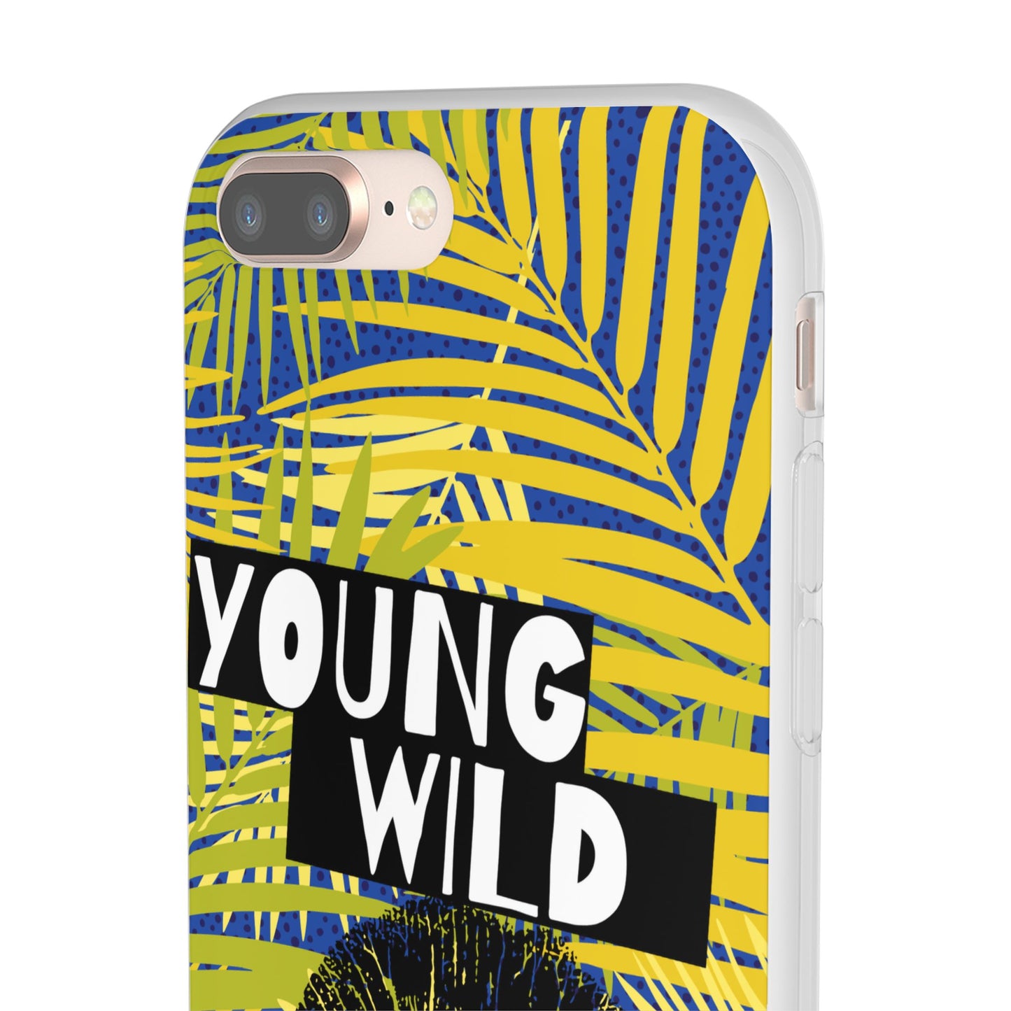 Young Wild Free SmileandLaughTees Flexi Phone Case