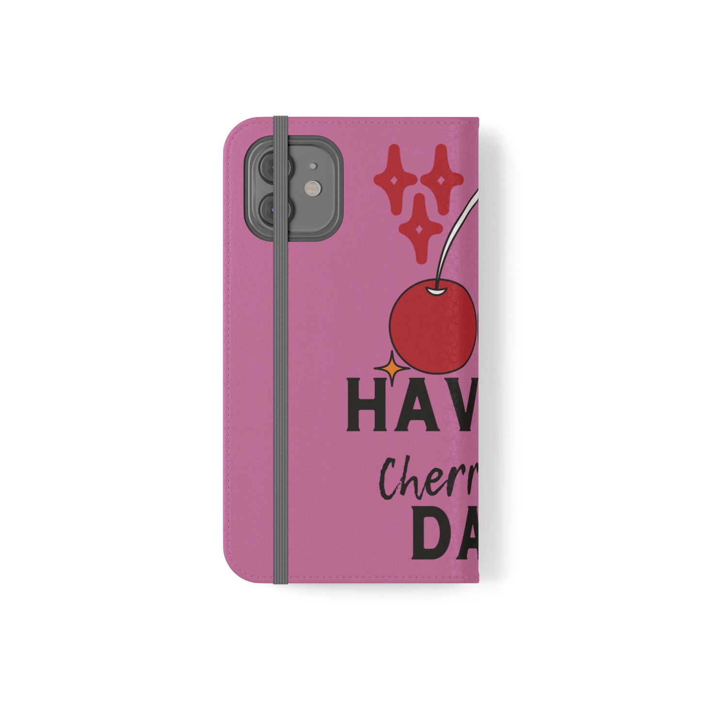 Have A Cherrific Day SmileandLaughTees Flip Phone Case