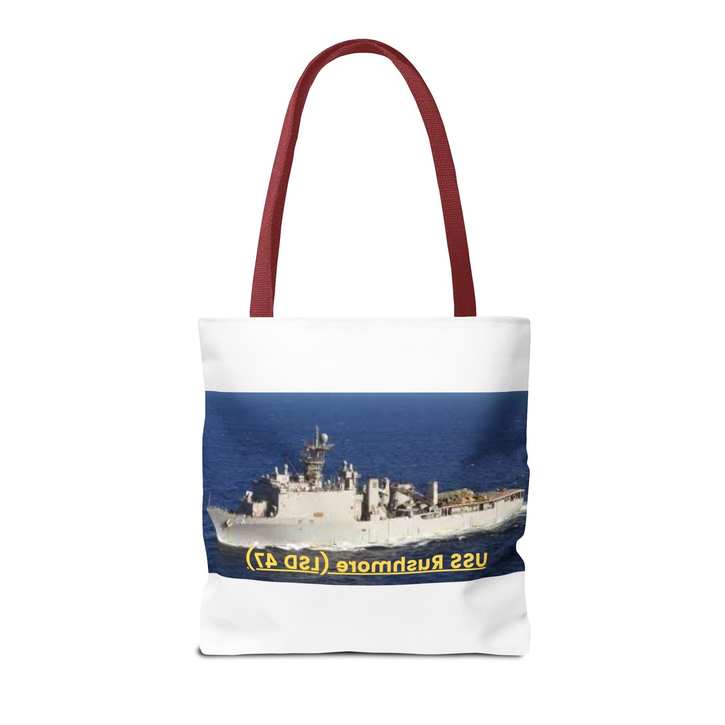 USS Rushmore (LSD 47) Navy POD Smileandlaughtees Tote Bag (AOP)