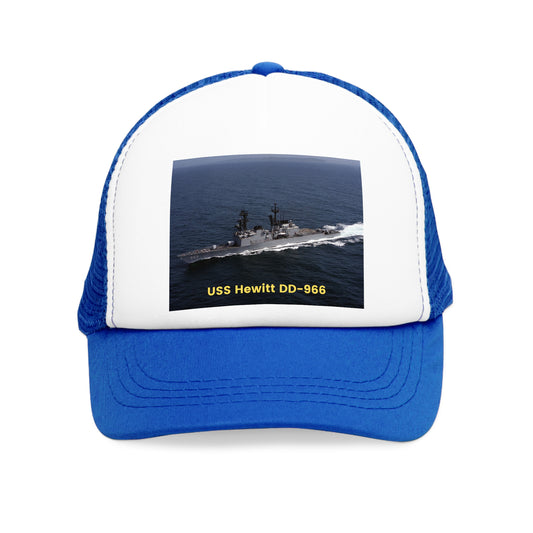 USS Hewitt DD-966 Navy POD Smileandlaughtees Mesh Cap