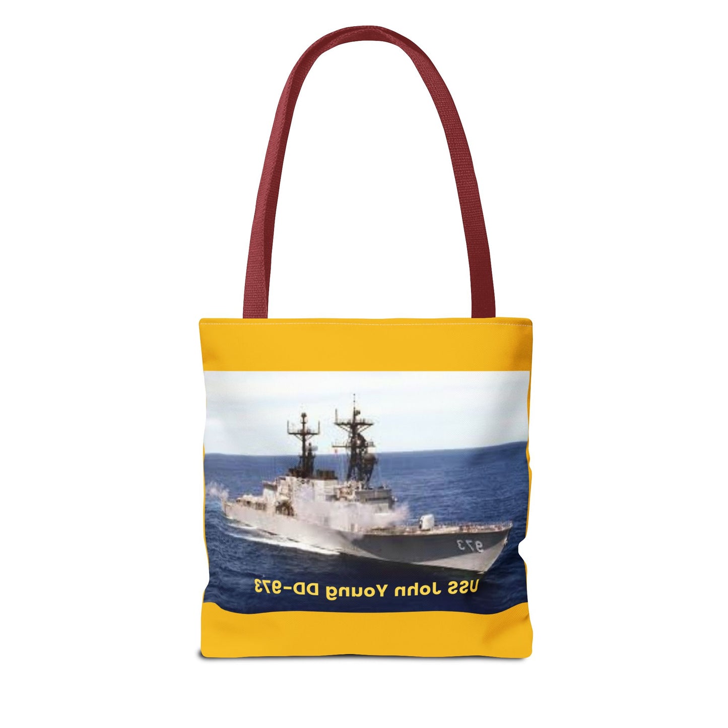 USS John Young DD-973 Navy POD Smileandlaughtees Tote Bag (AOP)