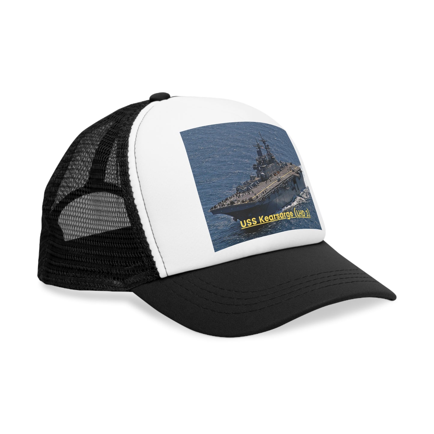 USS Kearsarge (LHD 3) Navy POD Smileandlaughtees Mesh Cap