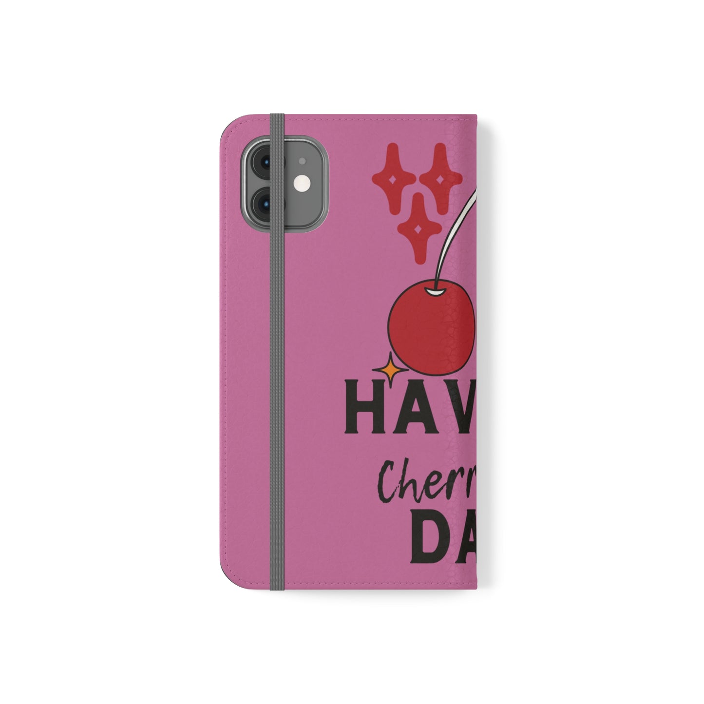 Have A Cherrific Day SmileandLaughTees Flip Phone Case