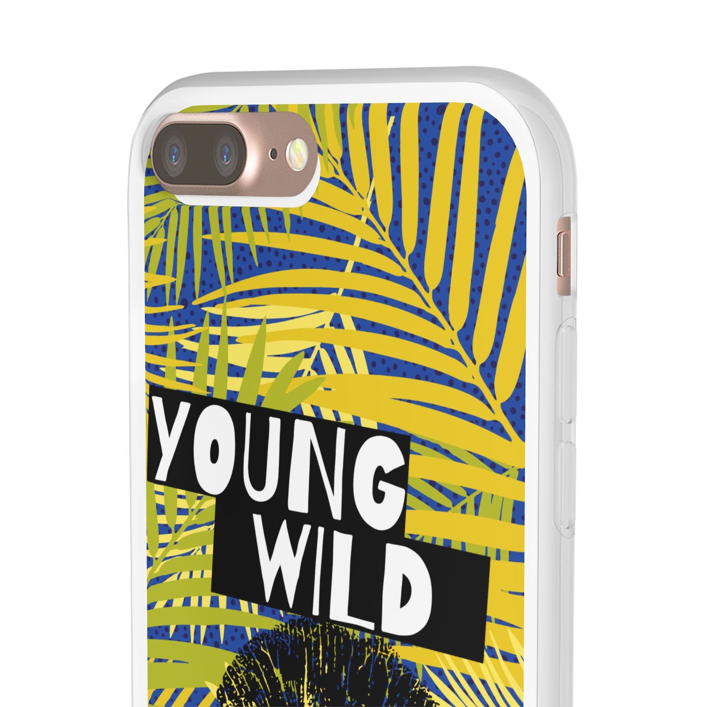 Young Wild Free SmileandLaughTees Flexi Phone Case