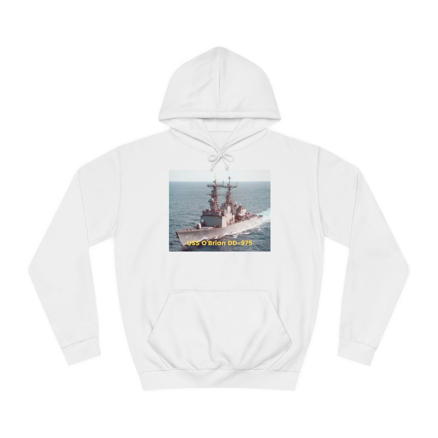 USS O'Brian DD-975 Navy POD Smileandlaughtees Unisex College Hoodie