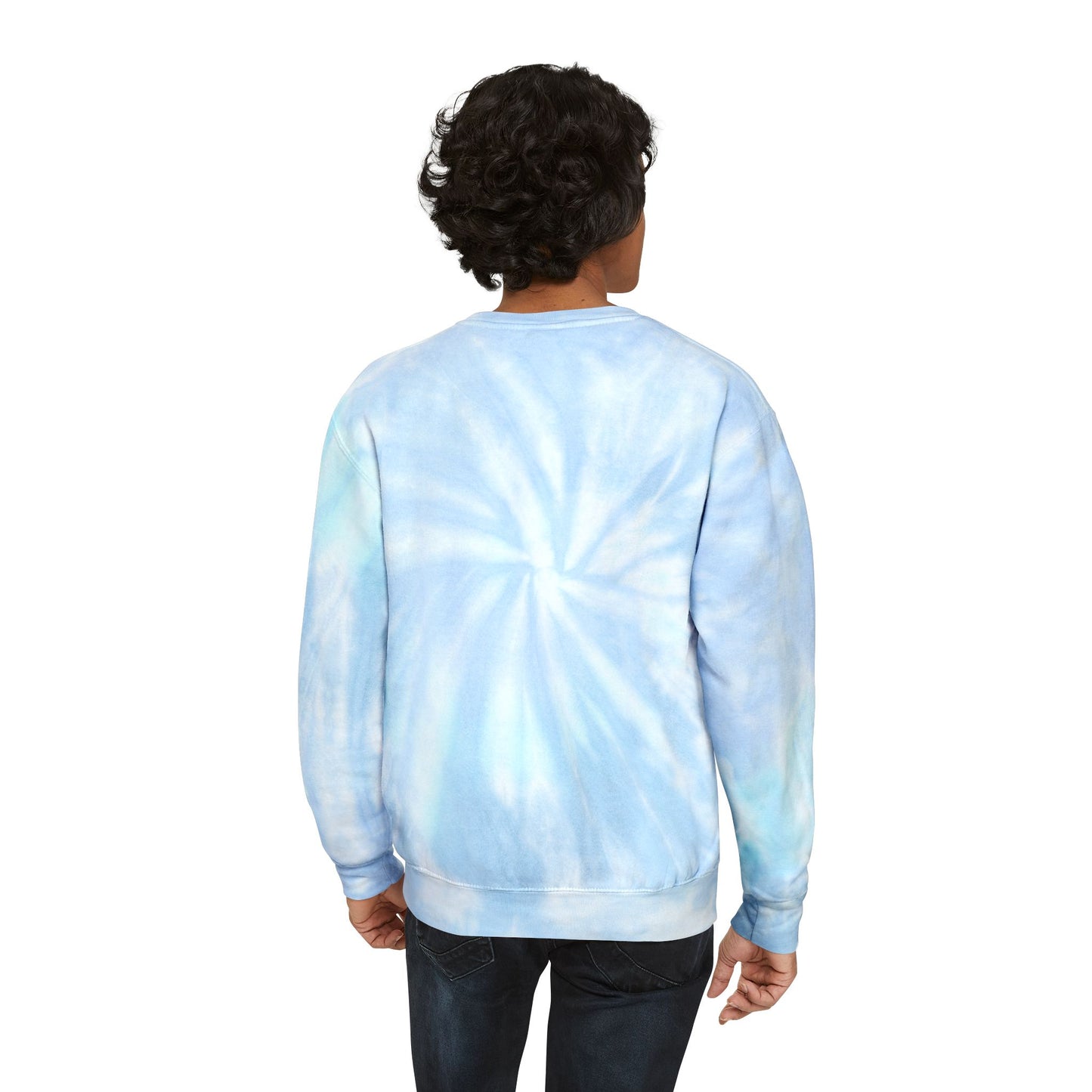 Forever Single SmileandLaughTees Unisex Tie-Dye Sweatshirt