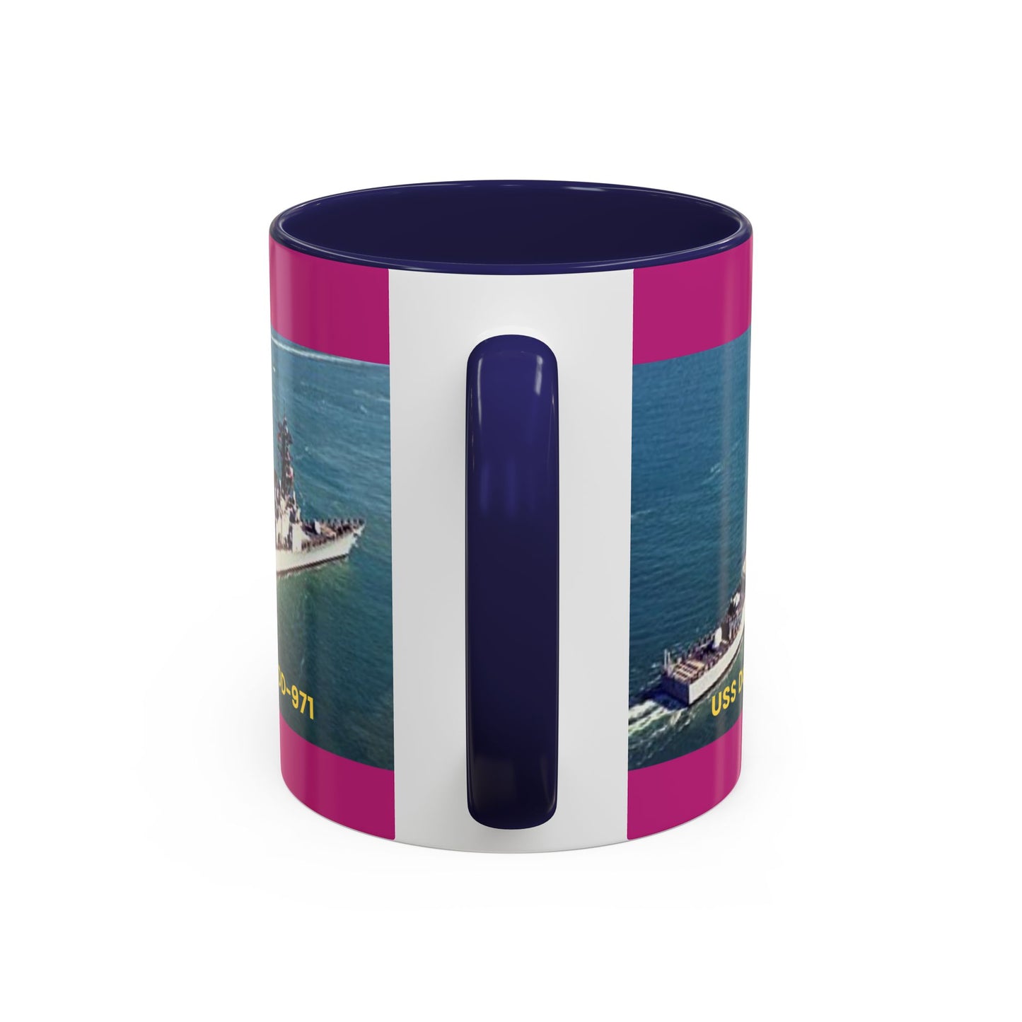 USS David R. Ray DD-971 Navy POD Smileandlaughtees Accent Coffee Mug (11, 15oz)