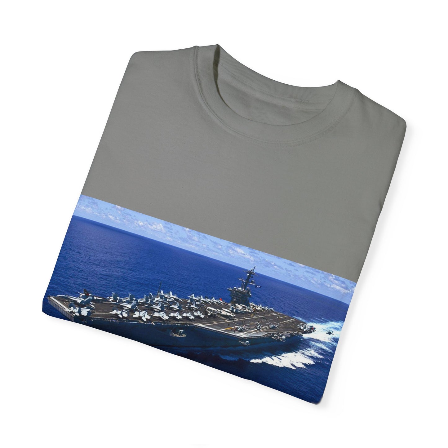 USS Carl Vinson (CVN-70) SmileandLaughTees Unisex Garment-Dyed T-shirt