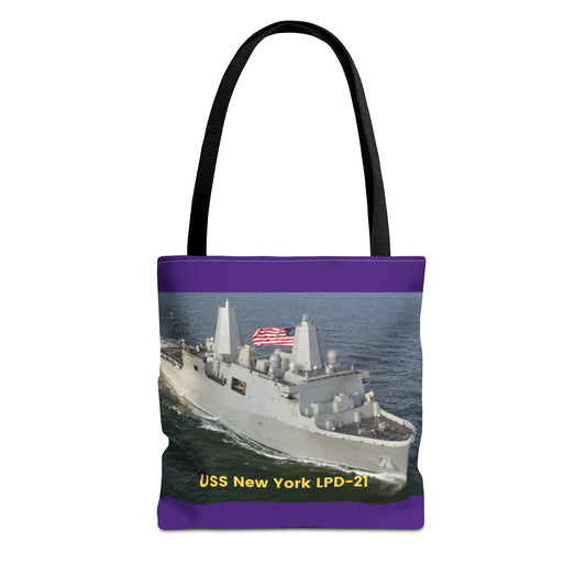 USS Spruance DD-963 Navy POD Smileandlaughtees Tote Bag (AOP)