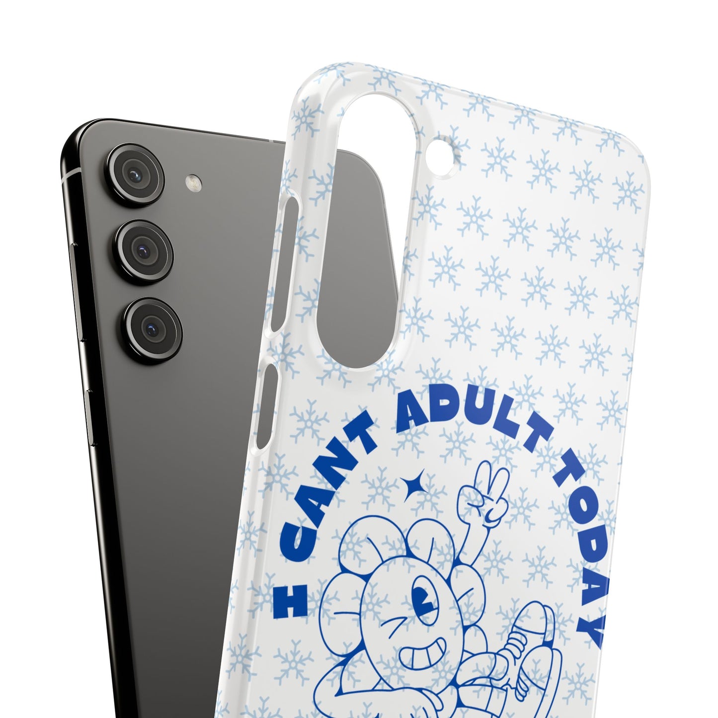 I Cant Adult Today SmileandLaughTees Snap Phone Case