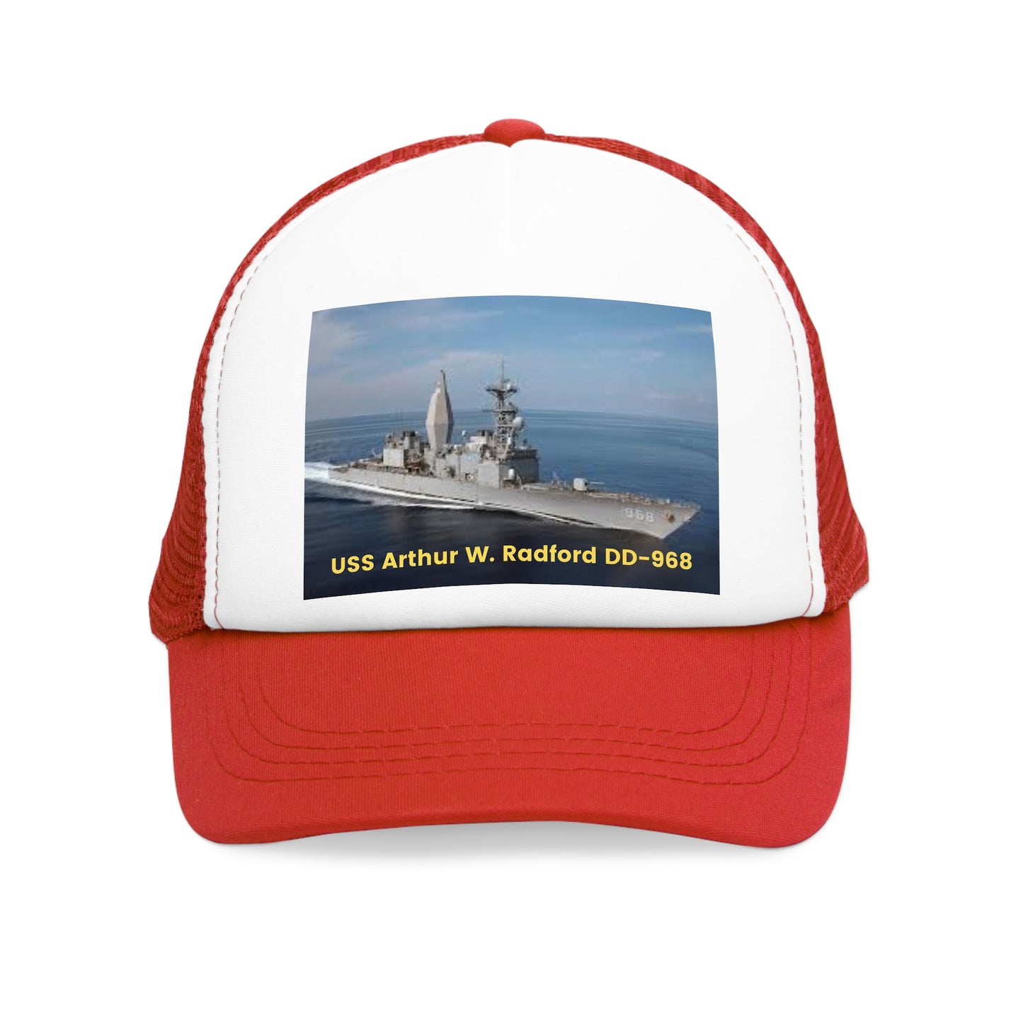 USS Arthur W. Radford DD-968 Navy POD Smileandlaughtees Mesh Cap