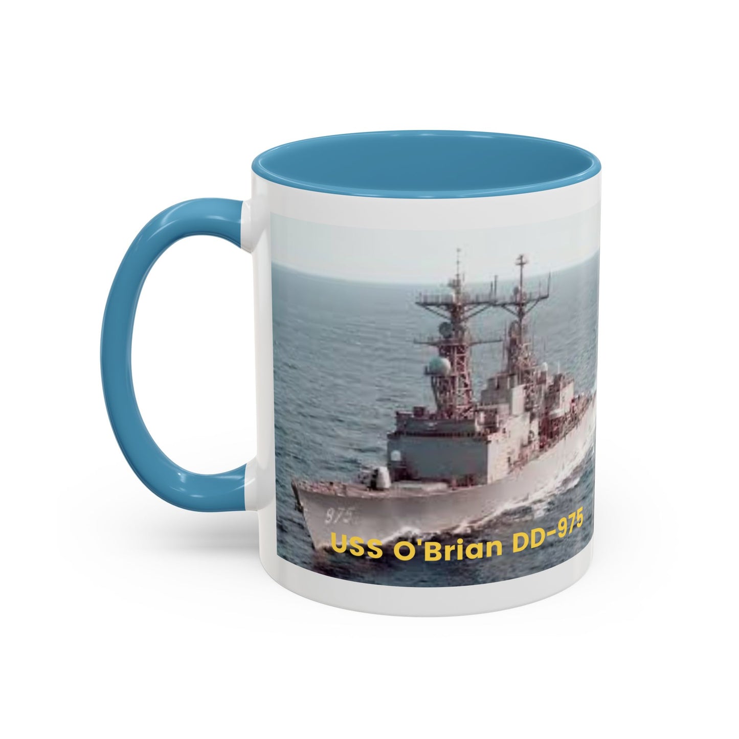 USS O'Brian DD-975 Navy POD Smileandlaughtees Accent Coffee Mug (11, 15oz)