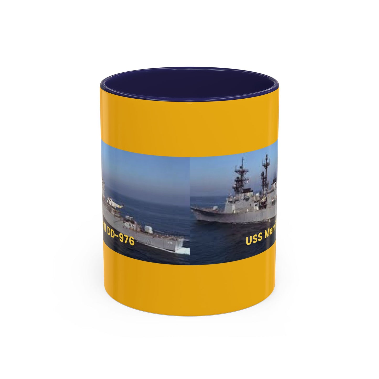 USS Merrill DD-976 Navy POD Smileandlaughtees Accent Coffee Mug (11, 15oz)